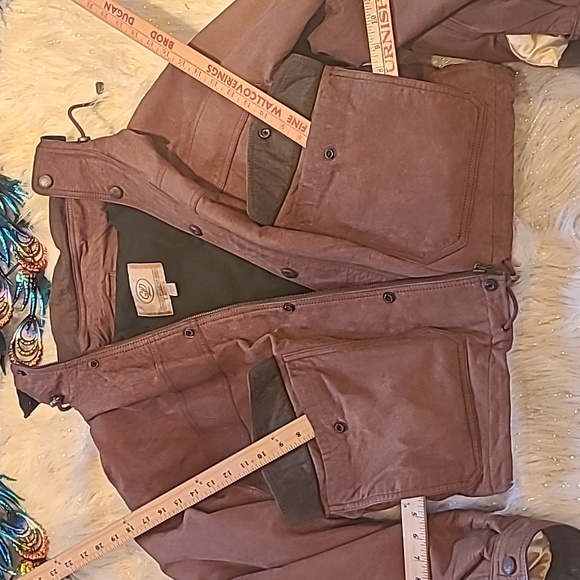 Georgetown Men's Brown Leather/Suede BomberJacket Size: Med - Picture 11 of 16